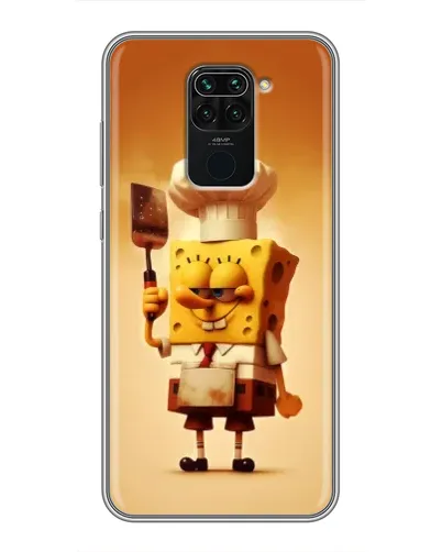 Чехол для Xiaomi Redmi Note 9 с картинкой «Губка Боб повар» Чехол для Xiaomi Redmi Note 9 с картинкой «Губка Боб повар»