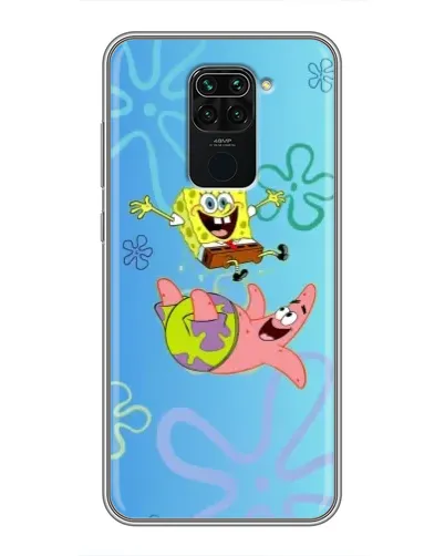 Чехол для Xiaomi Redmi Note 9 с картинкой «Спанч Боб и Патрик» Чехол для Xiaomi Redmi Note 9 с картинкой «Спанч Боб и Патрик»