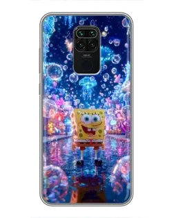 Чехол для Xiaomi Redmi Note 9 с картинкой «Неоновый океан»