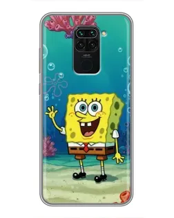 Чехол для Xiaomi Redmi Note 9 с картинкой «Подводный привет»