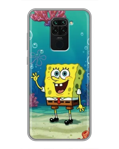 Чехол для Xiaomi Redmi Note 9 с картинкой «Подводный привет» Чехол для Xiaomi Redmi Note 9 с картинкой «Подводный привет»