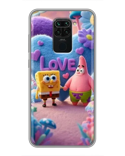 Чехол для Xiaomi Redmi Note 9 с картинкой «Губка Боб Патрик» Чехол для Xiaomi Redmi Note 9 с картинкой «Губка Боб Патрик»