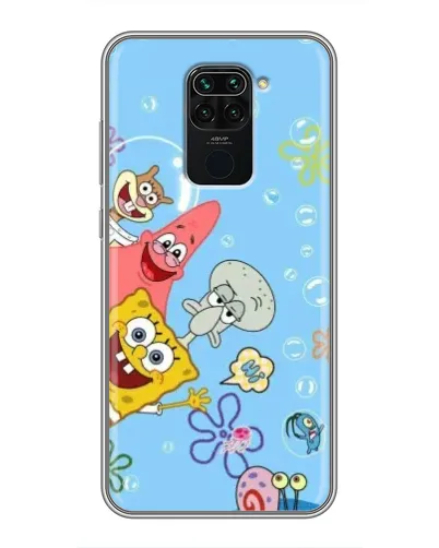 Чехол для Xiaomi Redmi Note 9 с картинкой «Веселые пузырьки» Чехол для Xiaomi Redmi Note 9 с картинкой «Веселые пузырьки»