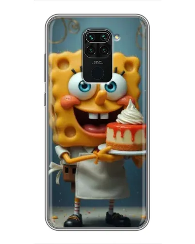 Чехол для Xiaomi Redmi Note 9 с картинкой «Повар Спанч Боб» Чехол для Xiaomi Redmi Note 9 с картинкой «Повар Спанч Боб»