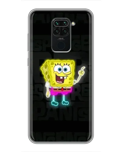 Чехол для Xiaomi Redmi Note 9 с картинкой «Неоновый Губка Боб» Чехол для Xiaomi Redmi Note 9 с картинкой «Неоновый Губка Боб»