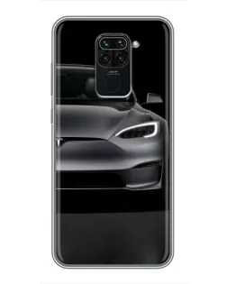 Чехол для Xiaomi Redmi Note 9 с картинкой «Tesla Model S Look» Чехол для Xiaomi Redmi Note 9 с картинкой «Tesla Model S Look»