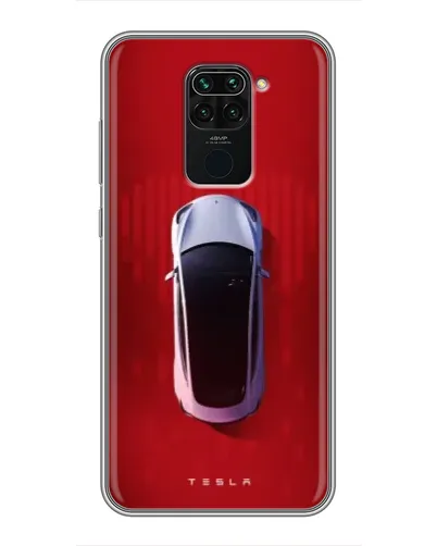 Чехол для Xiaomi Redmi Note 9 с картинкой «Tesla Top View» Чехол для Xiaomi Redmi Note 9 с картинкой «Tesla Top View»