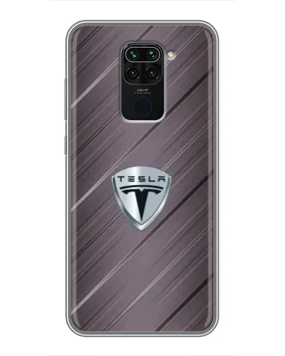 Чехол для Xiaomi Redmi Note 9 с картинкой «Металлическая текстура Tesla» Чехол для Xiaomi Redmi Note 9 с картинкой «Металлическая текстура Tesla»