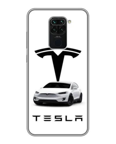 Чехол для Xiaomi Redmi Note 9 с картинкой «Tesla White Style» Чехол для Xiaomi Redmi Note 9 с картинкой «Tesla White Style»