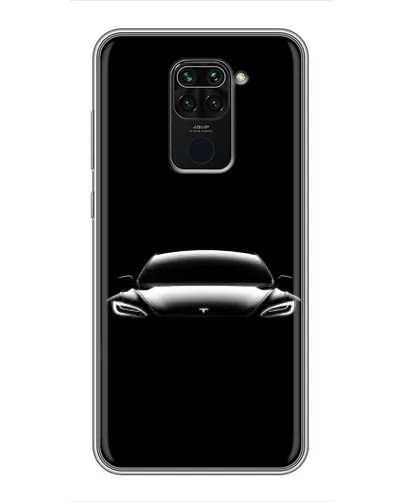 Чехол для Xiaomi Redmi Note 9 с картинкой «Фары Tesla Night» Чехол для Xiaomi Redmi Note 9 с картинкой «Фары Tesla Night»