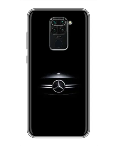 Чехол для Xiaomi Redmi Note 9 с картинкой «Mercedes — абстрактные линии»