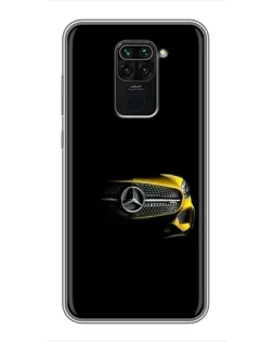 Чехол для Xiaomi Redmi Note 9 с картинкой «Mercedes — ретро стиль»