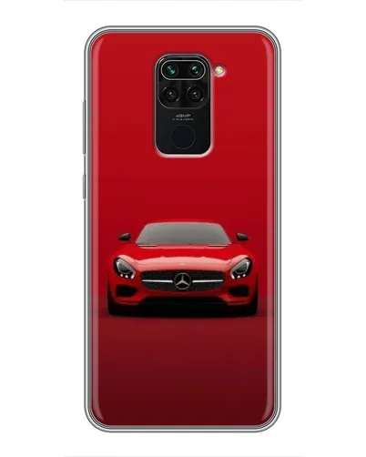 Чехол для Xiaomi Redmi Note 9 с картинкой «Красный Mercedes AMG»