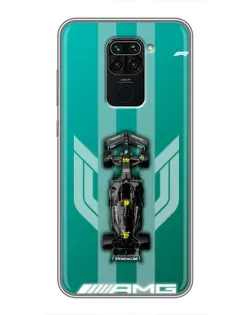 Чехол для Xiaomi Redmi Note 9 с картинкой «Mercedes AMG Petronas»
