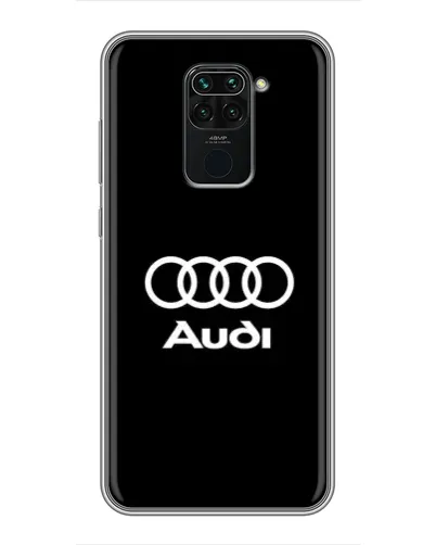 Чехол для Xiaomi Redmi Note 9 с картинкой «Классическое лого Audi»