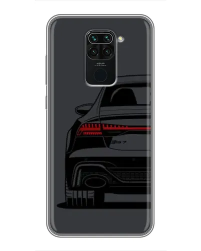 Чехол для Xiaomi Redmi Note 9 с картинкой «Задняя часть Audi — арт»