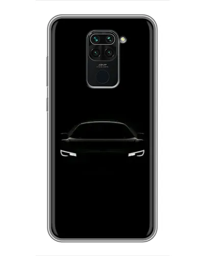 Чехол для Xiaomi Redmi Note 9 с картинкой «Взгляд Audi в темноте»