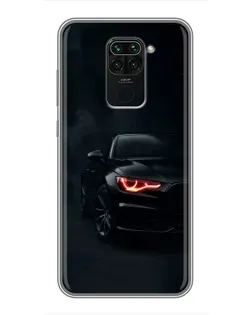Чехол для Xiaomi Redmi Note 9 с картинкой «Audi — хищный взгляд»