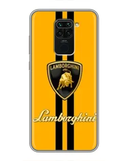 Чехол для Xiaomi Redmi Note 9 с картинкой «Lamborghini Stripe желтый» Чехол для Xiaomi Redmi Note 9 с картинкой «Lamborghini Stripe желтый»