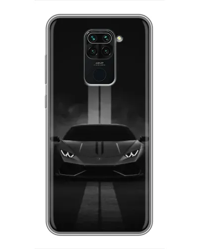 Чехол для Xiaomi Redmi Note 9 с картинкой «Lamborghini симметрия дорог» Чехол для Xiaomi Redmi Note 9 с картинкой «Lamborghini симметрия дорог»