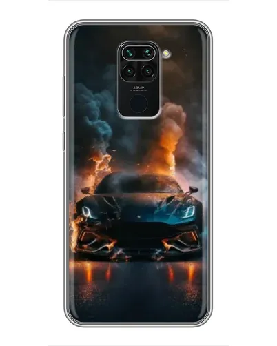Чехол для Xiaomi Redmi Note 9 с картинкой «Lamborghini дымная эстетика» Чехол для Xiaomi Redmi Note 9 с картинкой «Lamborghini дымная эстетика»