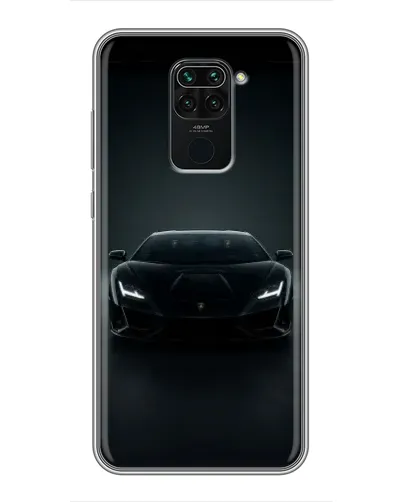 Чехол для Xiaomi Redmi Note 9 с картинкой «Черный Lamborghini Aventador» Чехол для Xiaomi Redmi Note 9 с картинкой «Черный Lamborghini Aventador»