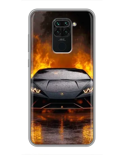 Чехол для Xiaomi Redmi Note 9 с картинкой «Lamborghini в огне» Чехол для Xiaomi Redmi Note 9 с картинкой «Lamborghini в огне»