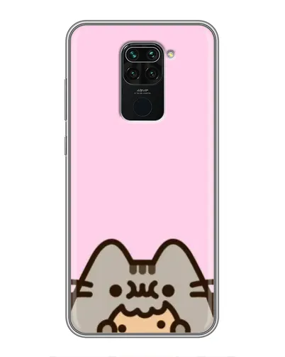 Чехол для Xiaomi Redmi Note 9 с картинкой «Pusheen и печенье» Чехол для Xiaomi Redmi Note 9 с картинкой «Pusheen и печенье»