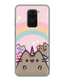 Чехол для Xiaomi Redmi Note 9 с картинкой «Единорог Pusheen»