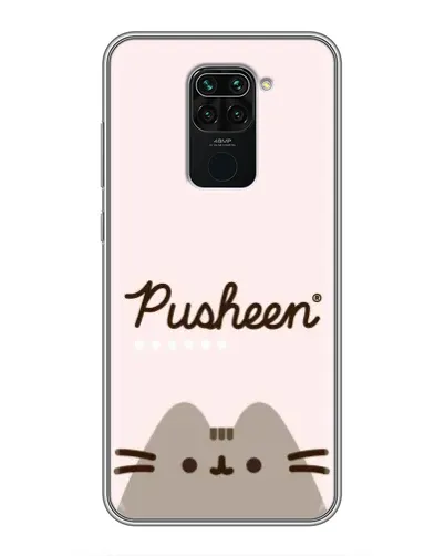 Чехол для Xiaomi Redmi Note 9 с картинкой «Pusheen логотип» Чехол для Xiaomi Redmi Note 9 с картинкой «Pusheen логотип»