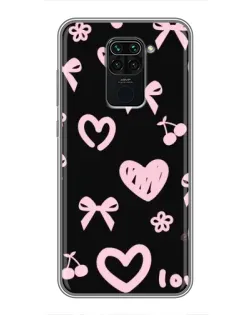 Чехол для Xiaomi Redmi Note 9 с картинкой «Сатиновый бант»