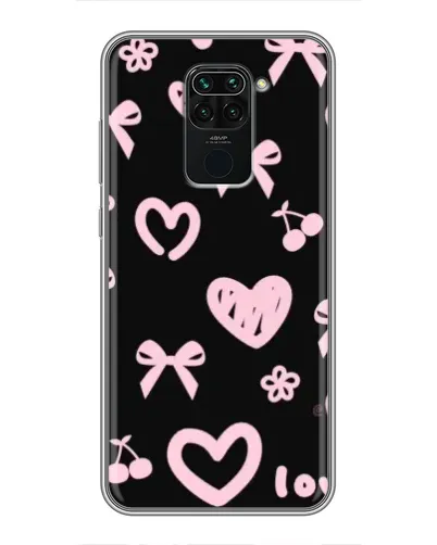 Чехол для Xiaomi Redmi Note 9 с картинкой «Сатиновый бант»