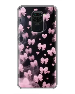 Чехол для Xiaomi Redmi Note 9 с картинкой «Неоновое кружево»