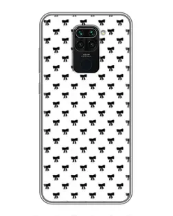 Чехол для Xiaomi Redmi Note 9 с картинкой «Мини-бантики»