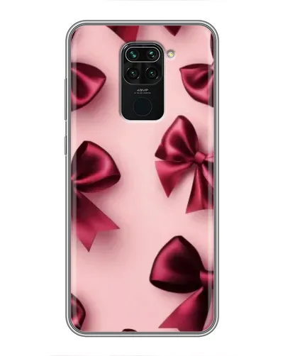 Чехол для Xiaomi Redmi Note 9 с картинкой «Бордовый атлас»