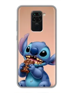 Чехол для Xiaomi Redmi Note 9 с картинкой «Стич ест шоколад» Чехол для Xiaomi Redmi Note 9 с картинкой «Стич ест шоколад»