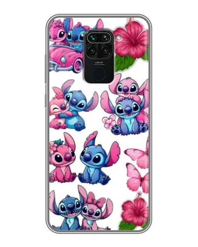 Чехол для Xiaomi Redmi Note 9 с картинкой «Стикеры Stitch и Angel» Чехол для Xiaomi Redmi Note 9 с картинкой «Стикеры Stitch и Angel»