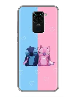 Чехол для Xiaomi Redmi Note 9 с картинкой «Stitch и Angel Love» Чехол для Xiaomi Redmi Note 9 с картинкой «Stitch и Angel Love»