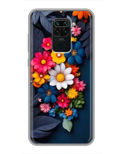 Чехол для Xiaomi Redmi Note 9 с картинкой «Цветочная феерия»
