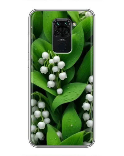 Чехол для Xiaomi Redmi Note 9 с картинкой «Ландыши в зелени»