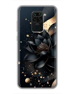 Чехол для Xiaomi Redmi Note 9 с картинкой «Черный лотос»
