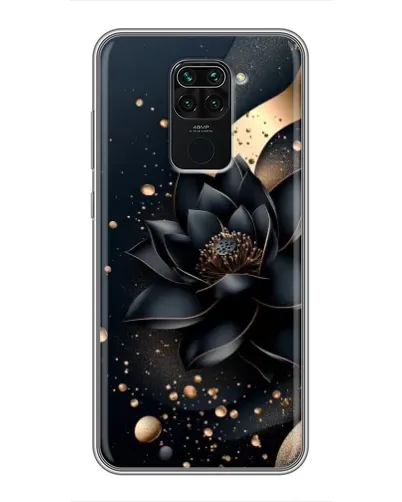 Чехол для Xiaomi Redmi Note 9 с картинкой «Черный лотос»