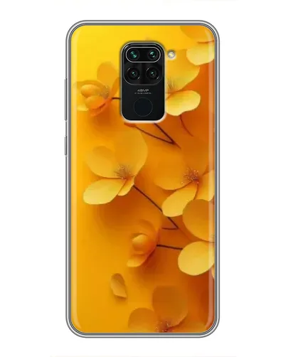 Чехол для Xiaomi Redmi Note 9 с картинкой «Золотые лепестки»