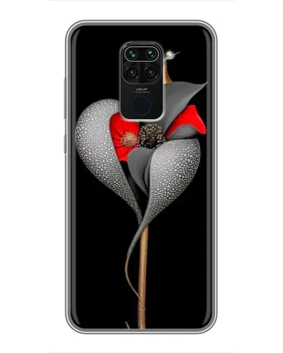 Чохол для Xiaomi Redmi Note 9 з картинкою «Срібна фантазійна квітка» Чохол для Xiaomi Redmi Note 9 з картинкою «Срібна фантазійна квітка»
