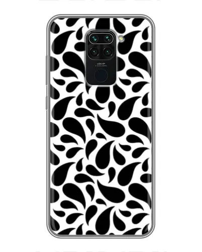 Чехол для Xiaomi Redmi Note 9 с картинкой «Контрастные черные капли» Чехол для Xiaomi Redmi Note 9 с картинкой «Контрастные черные капли»