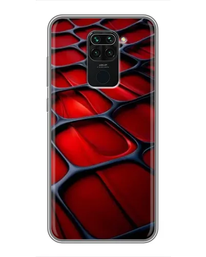 Чехол для Xiaomi Redmi Note 9 с картинкой «Красная глянцевая сетка» Чехол для Xiaomi Redmi Note 9 с картинкой «Красная глянцевая сетка»
