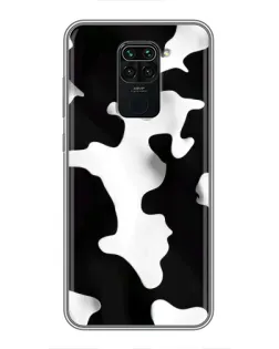 Чехол для Xiaomi Redmi Note 9 с картинкой «Черно-белое пятно»