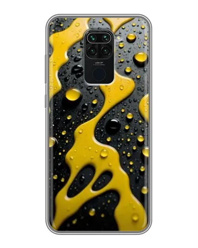 Чехол для Xiaomi Redmi Note 9 с картинкой «Жидкое желтое золото» Чехол для Xiaomi Redmi Note 9 с картинкой «Жидкое желтое золото»