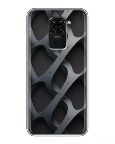 Чехол для Xiaomi Redmi Note 9 с картинкой «Объемное серое плетение» Чехол для Xiaomi Redmi Note 9 с картинкой «Объемное серое плетение»