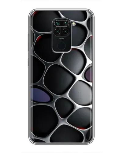 Чехол для Xiaomi Redmi Note 9 с картинкой «Объемная темная решетка» Чехол для Xiaomi Redmi Note 9 с картинкой «Объемная темная решетка»